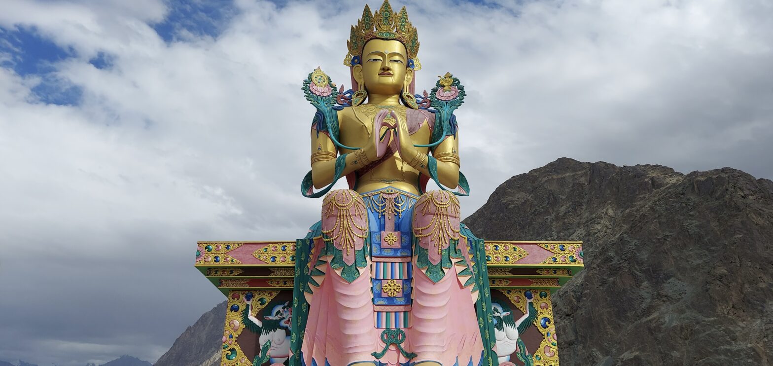 Maitreya Buddha Statue at Diskit Monastery